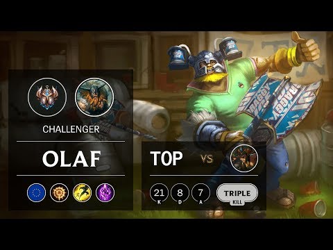 Olaf Top vs Cassiopeia - EUW Challenger Patch 10.2