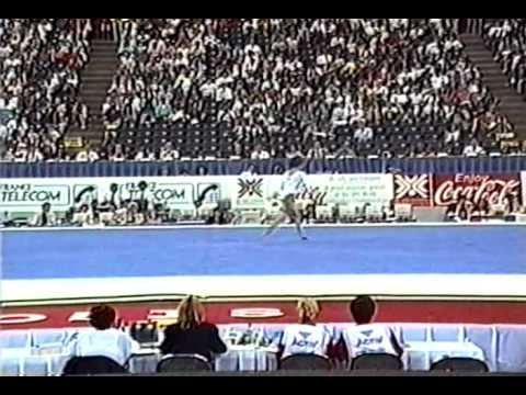 8th Team HUN Henrietta Onodi FX - 1991 World Gymnastics Championships 9.937