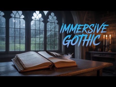 1 Hour of Dark Gothic Chants in the Rain with Storm and Wolfs