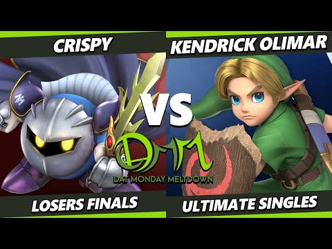 DAT MM 367 LOSERS FINALS - Kendrick Olimar (Young Link) Vs. Crispy (Meta Knight) Smash Ultimate
