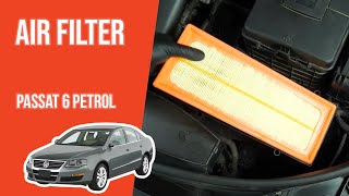 Youtube thumbnail of video "How to replace the air filter Passat B6 1.8 TSI 💨"
