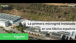 Schneider La primera microgrid instalada en una fábrica española anuncio