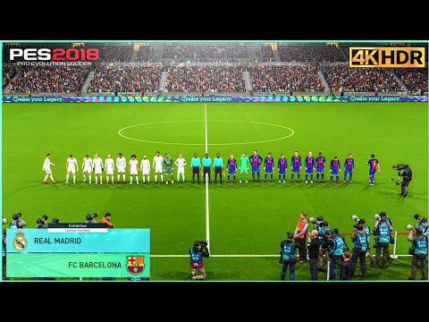 Back To Pes 2018 - Real Madrid Vs FC Barcelona - EL Clasico | Gameplay PC