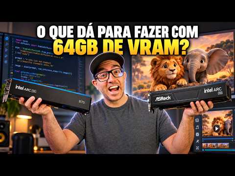 IA local com 64 GB de VRAM em 2 GPUs: até onde esse setup consegue ir?
