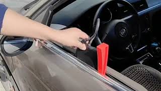 Curved Car Wedge Air Wedge Airbag Lock Pick Set Professional Door Opening Tools Hammer Automobile