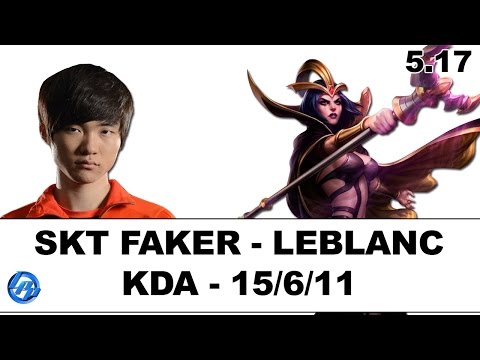 SKT Faker - LeBlanc vs Viktor - Kr SoloQ