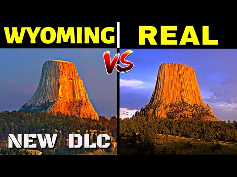 Wyoming DLC vs Real Life | Comparison of ATS Wyoming Map DLC with Real Life | New Map DLC