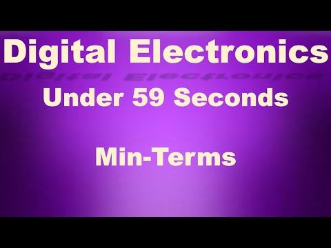 SOP | Minterms | Digital Electronics under 59 seconds | VLSI Academy