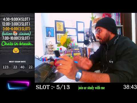 🔴DAY#03 POMODORO60/10 #neet  #upsc #gateexam #iitjee #livestudywithme #library #physicswallah #aiims