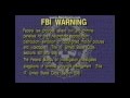 FBI Warning Screen And Interpol Warning Screen Fade Transition