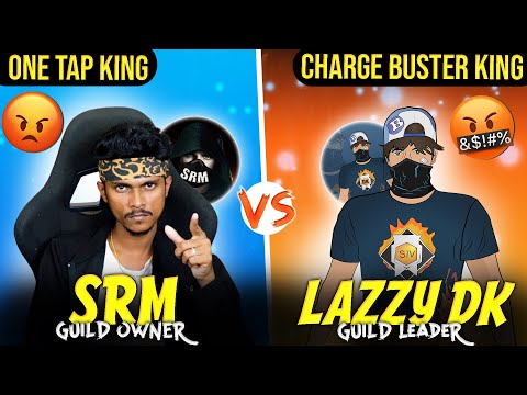 SRM VS LAZZY DK | BUSTER KING VS ONE TAP BOT 1VS1 | PC VS PC OP GAMEPLAY..?