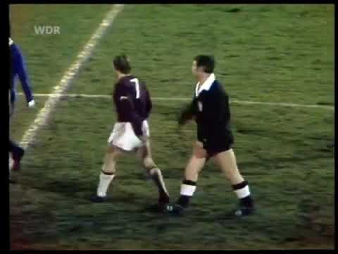 European Cup Winners Cup quarter final 1st leg Schalke 04 - Sparta Prague 2- 1 (7 March 1973)