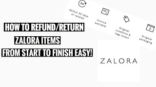 How to process item return from Zalora | Refund | Easy | Free | Tutorial