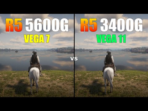Ryzen 5 5600G (Vega 7) vs Ryzen 5 3400G (Vega 11) Gaming Test ! 2021
