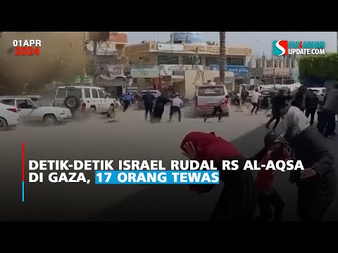 Detik-Detik Israel Rudal RS Al-Aqsa di Gaza, 17 Orang Tewas