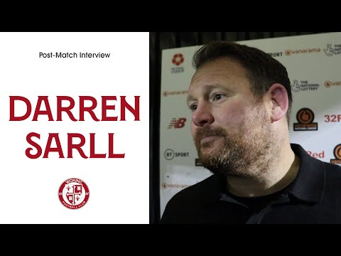 Woking 0-2 York City | Darren Sarll Interview