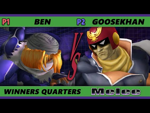 S@X 399 Online Winners Quarters - Ben (Sheik) Vs. GooseKhan (Captain Falcon) Smash Melee - SSBM