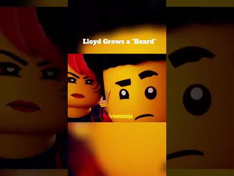 Lloyd grows his "Beard"|| #fypシ #ninjago #funny #lloyd #newseason