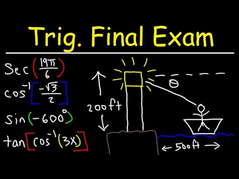 Trigonometry Final Exam Review Video