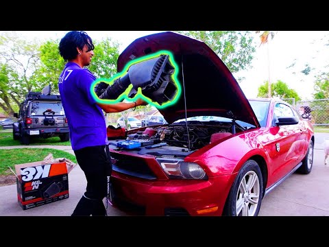 RUINED my car with this mod!! K&N Cold Air Intake + BAMA Tune Upgrade for my MUSTANG