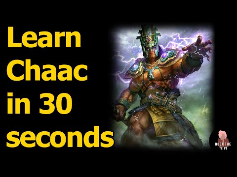 HOW TO PLAY CHAAC IN 30 SECONDS - QUICK SMITE GOD GUIDE