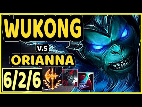 HARAMBE (WUKONG) vs ORIANNA - 6/2/6 KDA MID GAMEPLAY - NA Ranked DIAMOND
