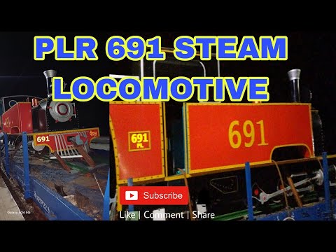 PLR 691 Steam locomotive reached Paralakhemundi for installation infront of Station ||PLR 691