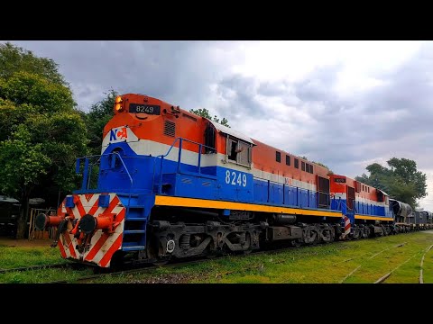 [4K] Tren cargado de NCA con destino a Rosario pasando por Marcos Juárez!!!!!!