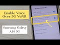How to Turn ON / OFF Voice Over 5G VoNR on Samsung Galaxy A14 5G