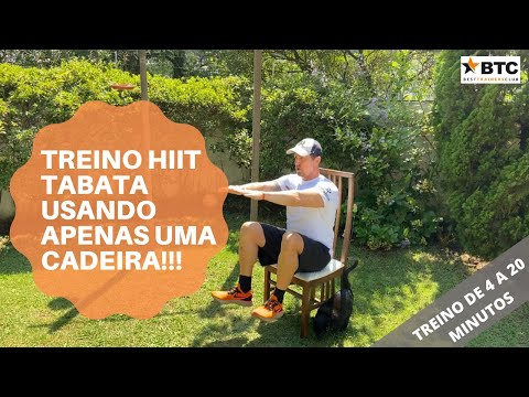 TREINO HIIT TABATA COM UMA CADEIRA? - Mario Xuxa Best Trainers Club