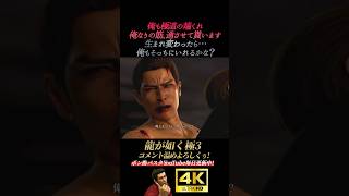 峯の結末。生まれ変わったら俺もそっちにいれるかな？【龍が如く極3】4K画質 桐生一馬 峯義孝 神田強 浜崎豪 龍が如く3外伝