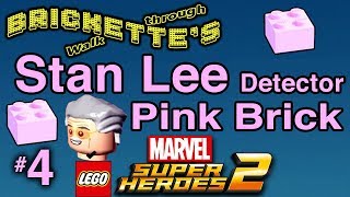 Stan Lee Detector Pink Brick #4 LEGO Marvel SuperHeroes 2 Gwenpool Mission #4 “Defying Conventions”