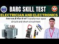 Barc Skills Test Trade Electrician Transformer Open Circuit And Short Circuit Test