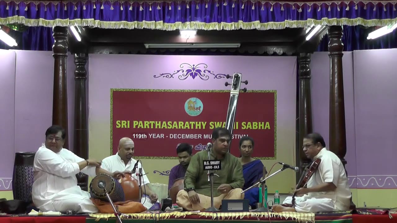 December Music Festival 2019 l Sri Parthasarathy Swami Sabha l 16th Dec
