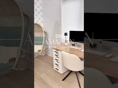 DIY Desk & Vanity Combo – Easy Amazon Hack!