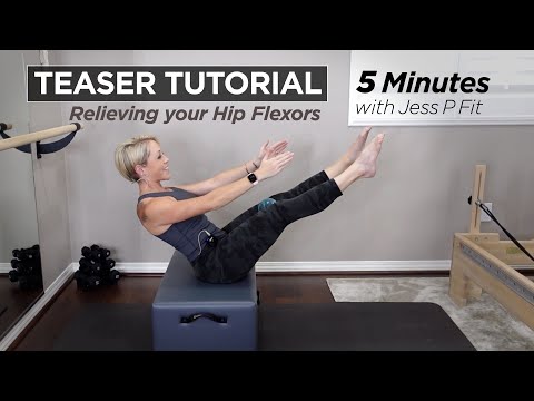 Teaser Tutorial - Relieving your Hip Flexors 5 Minutes with Jess P Fit