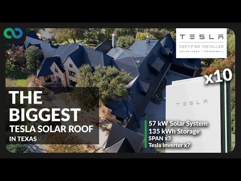 The Biggest Tesla Solar Roof