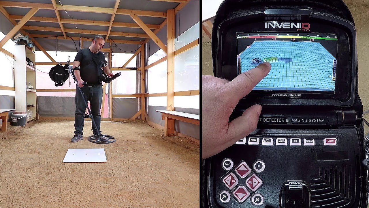 Invenio Smart Detector and Imaging System - Searching With IPTU Sensor In Motion Mode