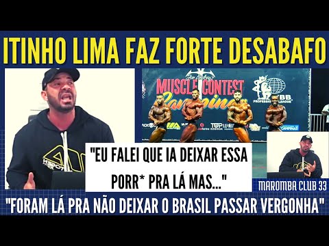 ITINHO LIMA INDIGNADO FAZ DURAS CRÍTICAS E MANDA RECADO AOS ATLETAS E AOS FÃS DO FISICULTURISMO