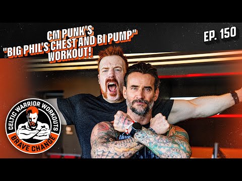 CM Punk's "BIG PHIL'S CHEST & BI PUMP" workout | Celtic Warrior Workouts Ep. 150