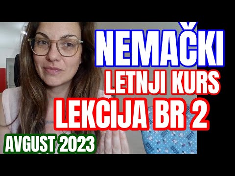 NEMAČKI POVRATNI GLAGOLI I KAKO IH UPOTREBITI - LETNJI KURS AVGUST 2023   LEKCIJA BR 2