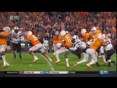 2015 USC vs Tennessee - Marquavius Lewis Sack