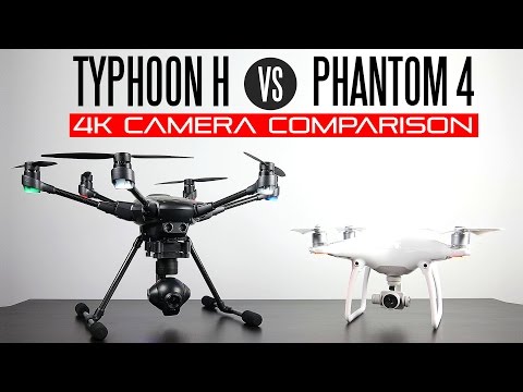 Yuneec Typhoon H vs Phantom 4 - 4k Video Comparison