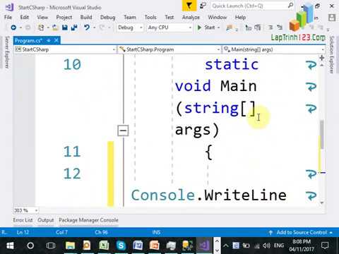 VD01 - Hướng dẫn sử dụng Visual Studio - P1