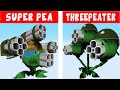 Minecraft vs PvZ – GATLING PEA | COB CANNON