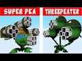 minecraft vs pvz – gatling pea cob cannon