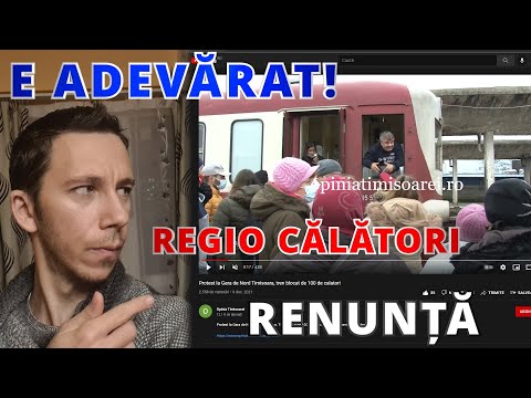 REGIO CALATORI RENUNTA LA TOATE TRENURILE PE TIMISOARA - PERIAM - LOVRIN. Protestul calatorilor