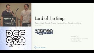 Lord of the Bing: Taking Back Search Engine Hacking