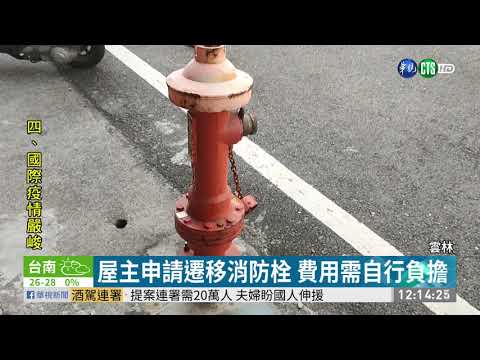 門口有消防栓
