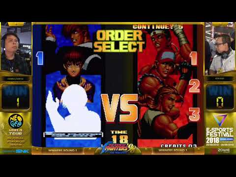Neo Geo World Tour #1 - KOF98 round 1 - Kensou vs Dakou
